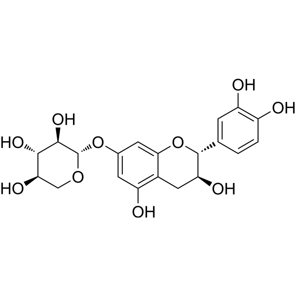 Catechin-7-O-β-D-xylopyranoside ((+)-Catechol 7-β-D-xylopyranoside) 42830-48-8